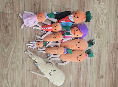 Soft Toy - Carrot Family Plush