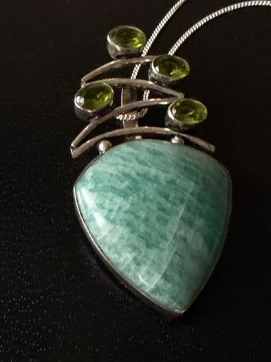 silver necklace