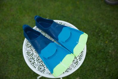 Nabaiji Silifins 500 Short Swim Fins Size 38 Excellent Condition
