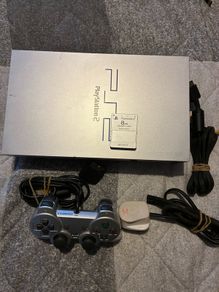 Silver PS2 Console