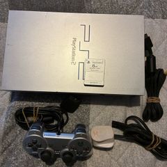 Silver PS2 Console
