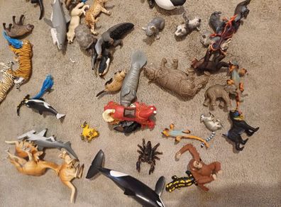 schleich animals figurines toys multiple items x 78