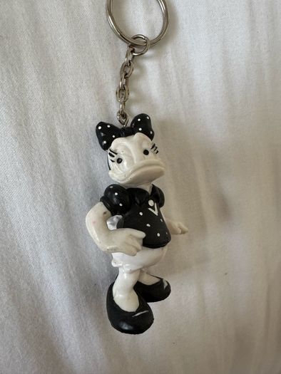 Official Vintage 1986 Disney Mickey Mouse Bullyland Bully Key Ring Keychain