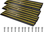 Curb Ramp Rubber Driveway Ramp 3 Pack 2.6