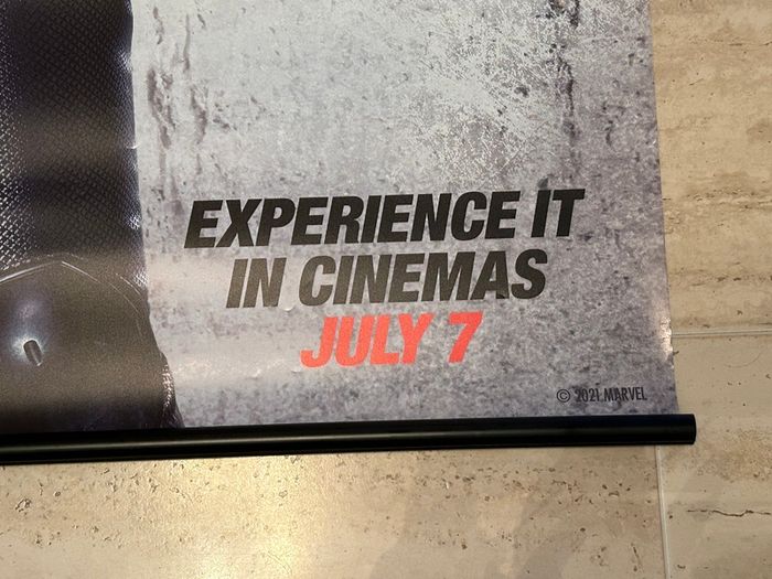 Black widow cinema movie poster 8ft x 5ft