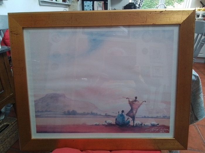 Large African Landscape Print
