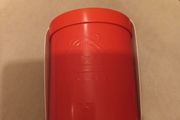 kitchen utensils brand new red storage tin