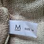 Beige Waterfall Cardigan - Size Medium/Size 12 Image 5