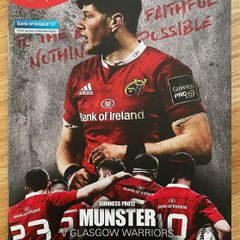 2017 Munster v Glasgow Warriors - Guinness PRO 12 Programme