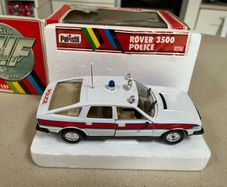 Rover 3500 Police 1/25 Rare Polistil