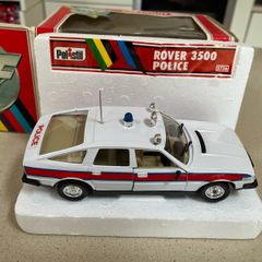 Rover 3500 Police 1/25 Rare Polistil