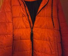 Orange jacket n handbag