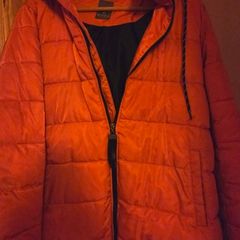 Orange jacket n handbag
