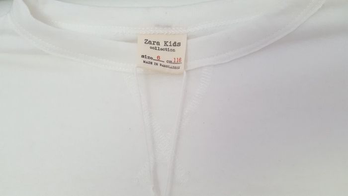 BNWT Zara Boys White Top 6yrs