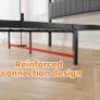 King Size Bed Frame with Storage Headboard, Metal Upholstered Platform Bed Frame King Size/Under Bed Storage/No Box Spring Needed, Dark Gray King Bed Frame Image 2