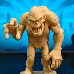 3D Printed Zombie / Ghoul Figurine