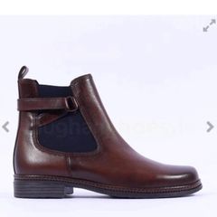 Gabor - Leather Chelsea Boots Brown Size 4