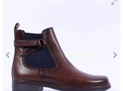 Gabor - Leather Chelsea Boots Brown Size 4