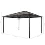 Gazebo 4x3m Aluminium Hard Roof Image 5
