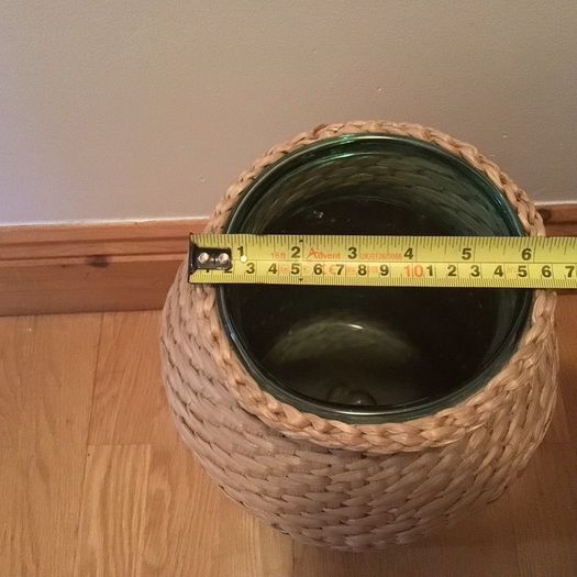 Sea Grass large vase with glass liner