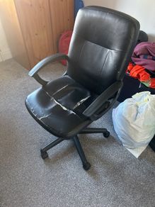 Black Office swivel chair