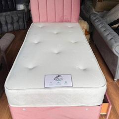 New Stylish single ,Double 4ft, 4ft6, King 5ft And 6ft Superking Sizes Divan Beds Instock. Drawers And Optional Tufted Mattresses Available. Free Delivery