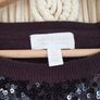 The White Company Sequin Wool/ Cotton Knitted Jumper Size Uk 12 Image 6