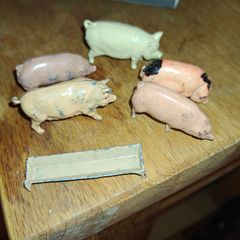 Lot of  vintage Britains and Johillco(1) metal farm animals