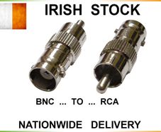 BNC to RCA adapter CCTV Video
