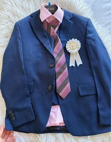 De Rossi 3 piece communion suit includes shirt and tie age 9 years
