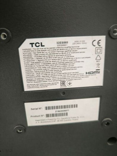 TCL 32" smart tv