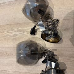 2 x Wall lights - Plug in