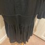 Vintage Ghost London black viscose dress - size 12 Image 6