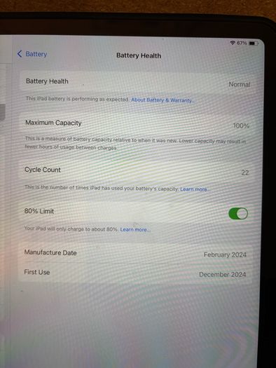 Ipad Air 6 M2 256gb 13inch
