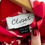 Red pattern Closet mini dress Image 3