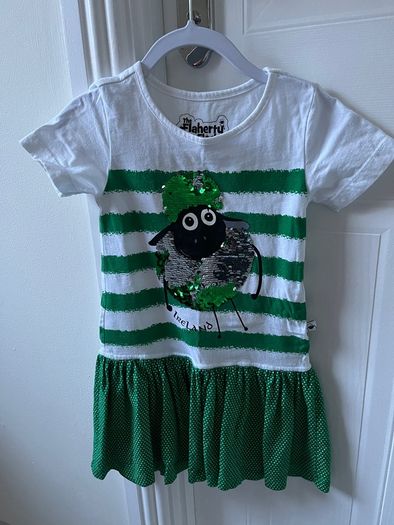Irish dress 3-4years St Patrick's day