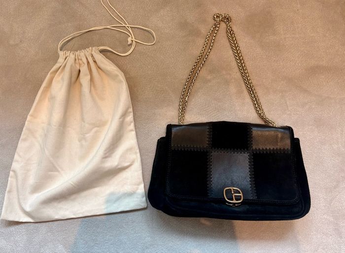 Claudie Pierlot calfskin and suede bag.