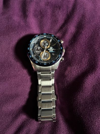 Casio edifice Solar Powered Chronograph EQS-900DB-2AV carbon Exclusive Stainless Steel Classic Analogue Watch