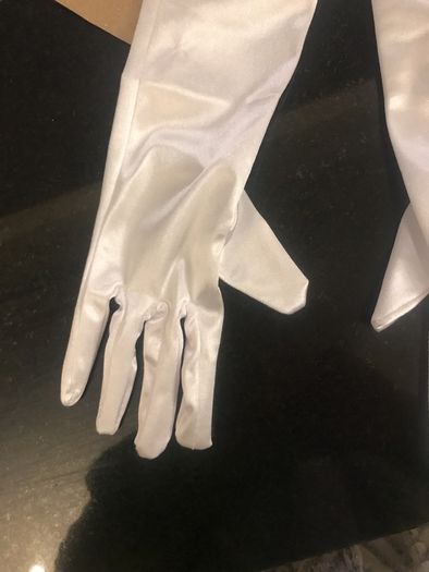 communion gloves satin