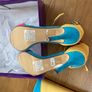 Brand new unworn high heel sandals & clutch bag Image 5