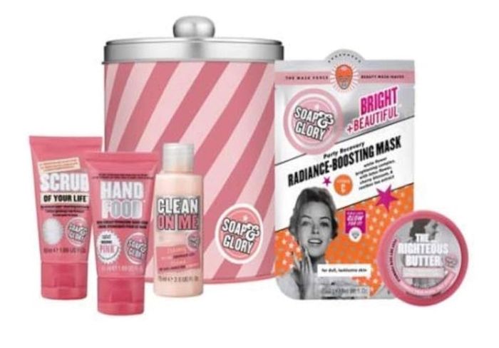Soap & Glory tin set