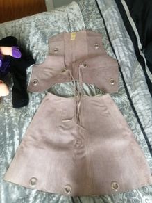 vintage 1960s genuine suede set