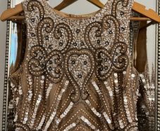 Lace & Beads cream top