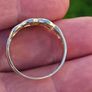Vintage 9ct Yellow Gold Gents Celtic Knot Diamond Ring Image 6