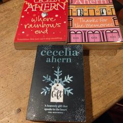 Cecelia Ahern paperback books  Where Rainbows End Thanks for the memories  The Gift.