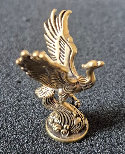 3 brass Animals,. Solid brass.