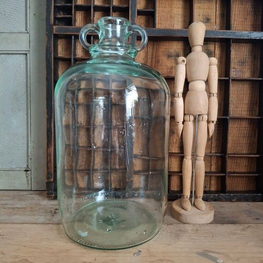 Pair of Imperial Gallon Demijohns
