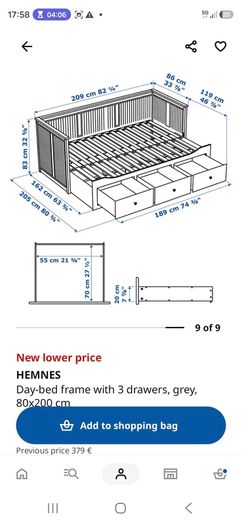 ikea Hemnes day bed