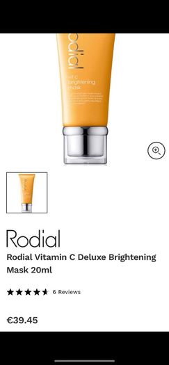 Rodial Vitamin C Deluxe Brightening Mask 20ml