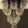 Superb set of 6 wine glasses High quality 24%lead crystal, similar to Waterford Image 2